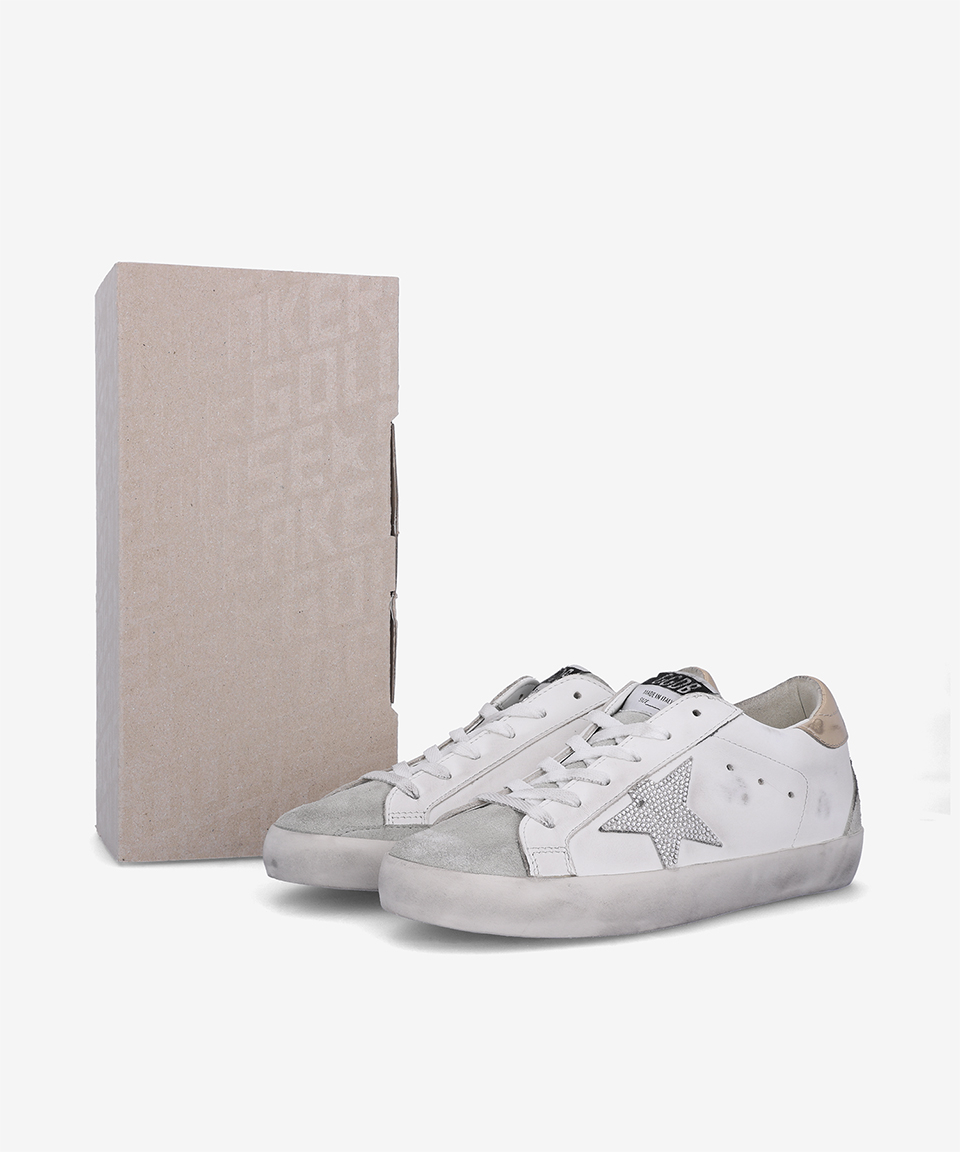 MUSINSA | GOLDEN GOOSE Superstar Gold Tab Sneakers - White