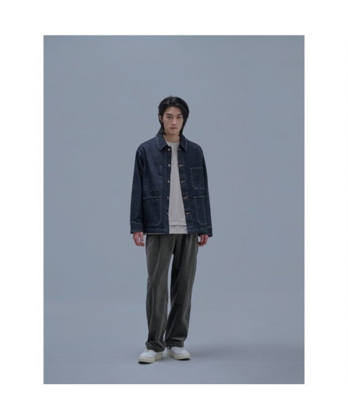 Mallet Denim Coverall Jacket Navy