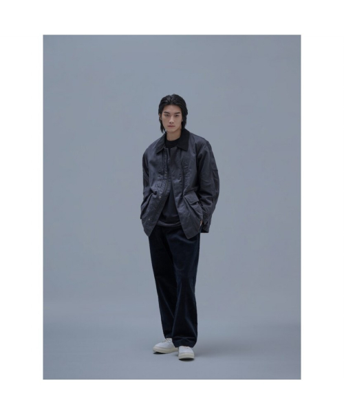Overfit Cotton Field Jacket Ash