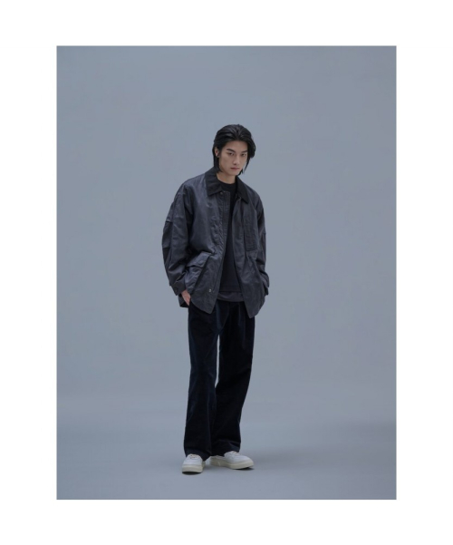 Overfit Cotton Field Jacket Ash