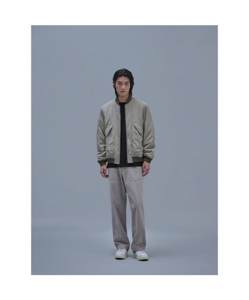 Semi Wide Fatigue Pants (SetUp) Beige