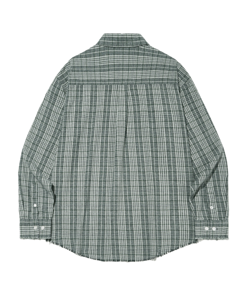 Geek Damage Check Shirt-Grey