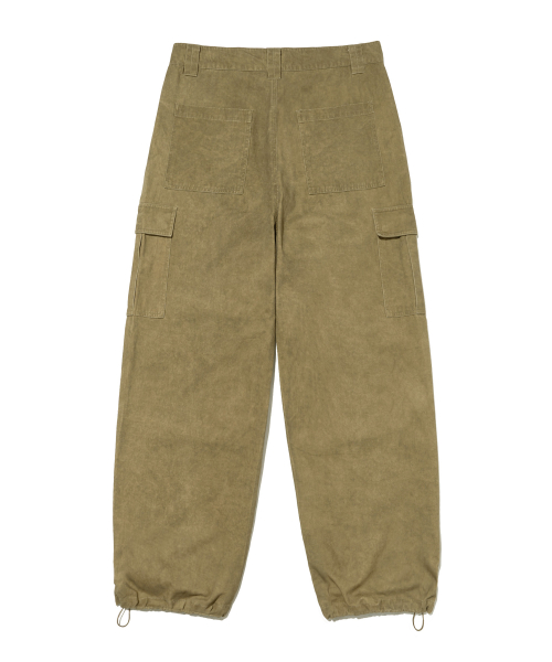 хлопок washed карго штаны-бежевый