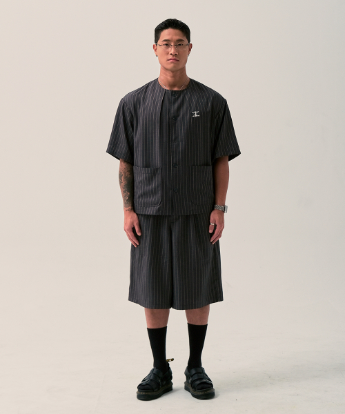 полоска dart short sleeve куртка