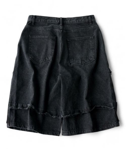 Fenrir Bermuda Pants - Washed Black