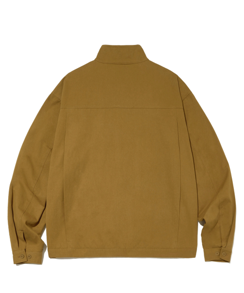 Metal Symbol Logo Herington Jacket-Camel