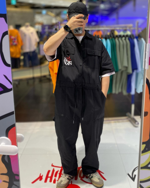 Комбинезон с надписью (Black)