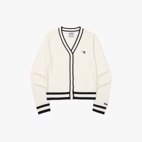 Уютный трикотажный кардиган Cozy Knit Women OFF WHITE