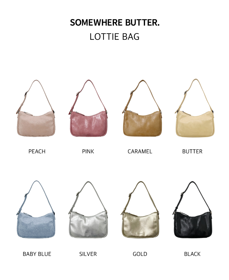 ★SOMEWHERE BUTTER.★ Lottie Bag 8color 썸웨어버터(SOMEWHEREBUTTER) Lottie Bag - 8color - 사이즈
