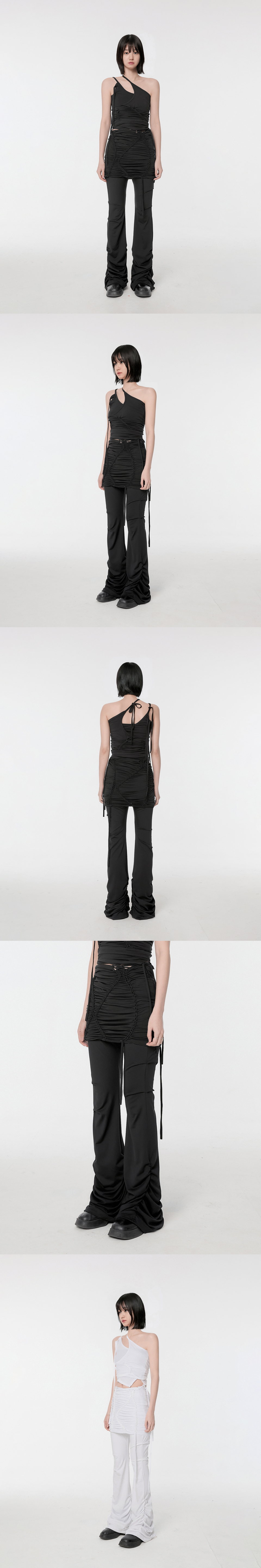 MUSINSA | FLAREUP [SET] Handmade Twisted Skirt Pants (FL