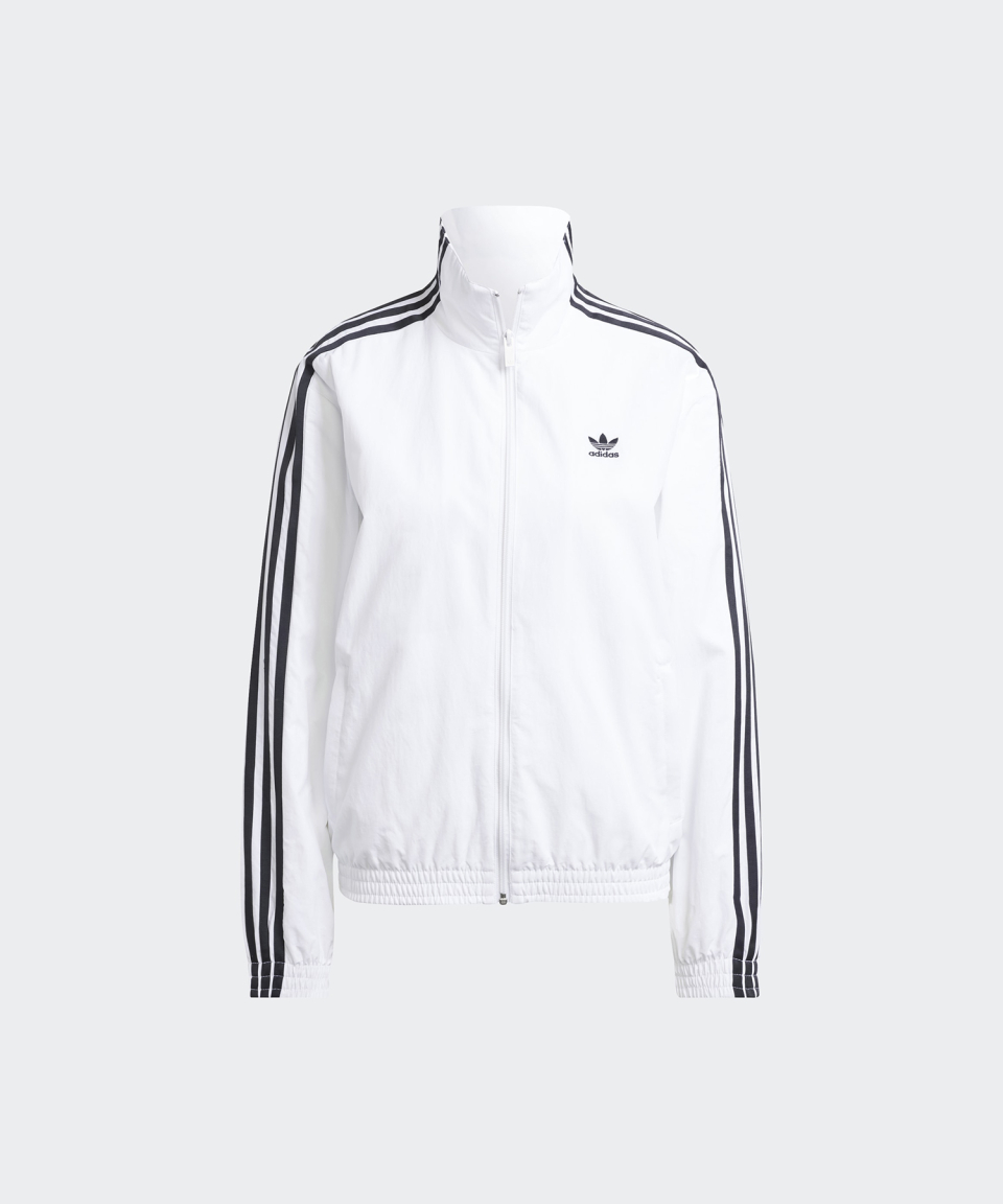 Qoo10] adidas アディダスウーブントラックトップ-ホワイ