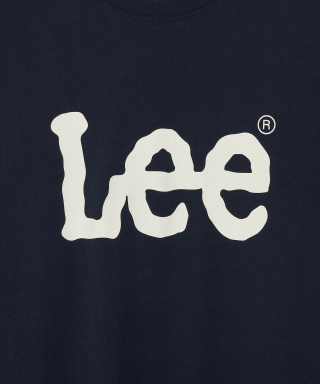 LEE リ ビッグトゥイッチロゴ長袖Tシャツ ネイビー 画像 7