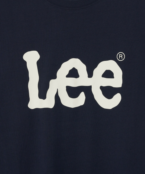 LEE リ ビッグトゥイッチロゴ長袖Tシャツ ネイビー 画像 7