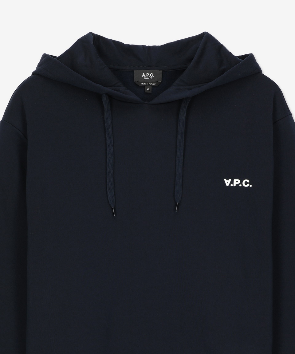 ★A.P.C.★ Petite VPC boxy fit sweatshirt dark navy COHBRH27 Boxy Petit VPC sweatshirt | A.P.C.