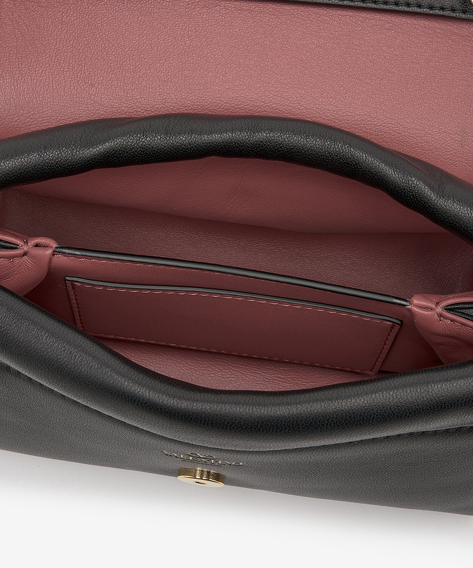 MUSINSA | VALENTINO Mini Drawstring V Logo Soft Shoulder Bag