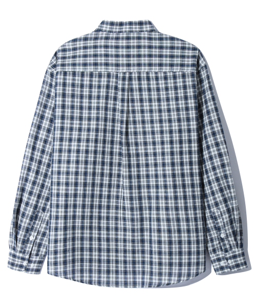 Клетчатая рубашка в квадрат Teal Navy