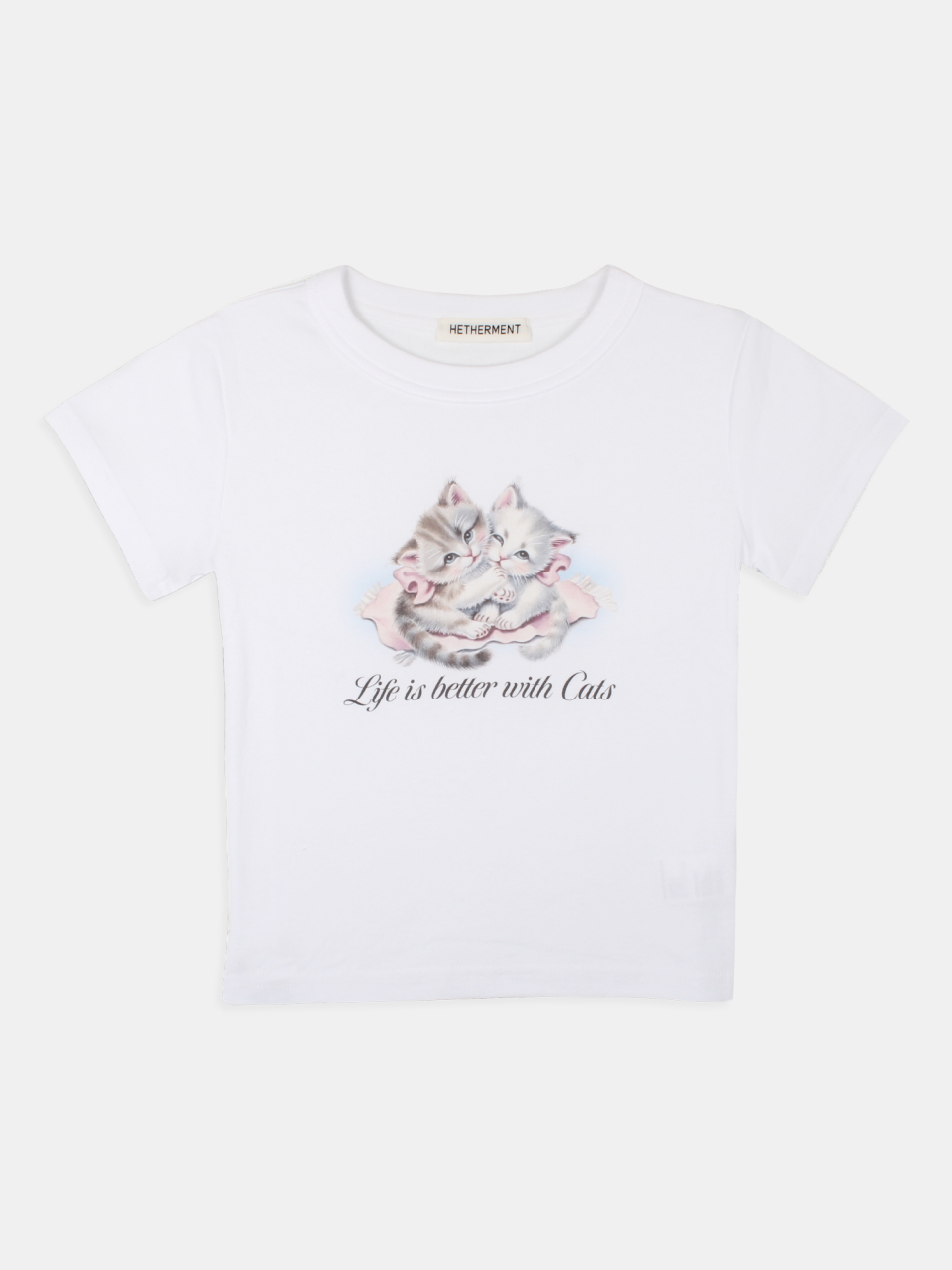 Tシャツ・カットソー [HETHERMENT] cats lovers t-shirts (white) MUSINSA公式 | HETHERMENT Cats Lovers T-Shirt (White)