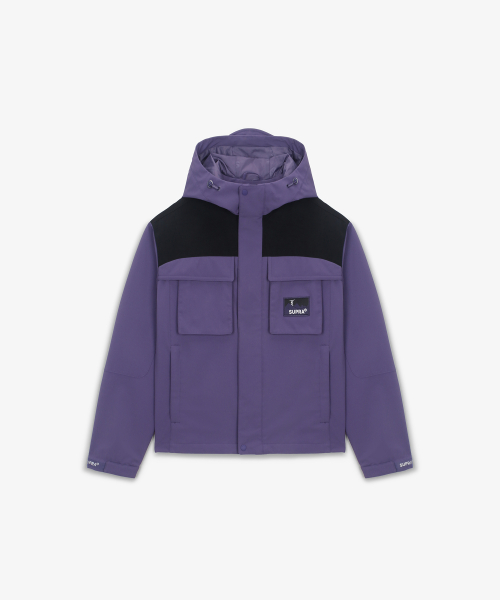 Женская ветровка с двумя карманами (PURPLE)