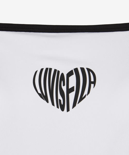 [FILA UNDERWEAR X LUVISTRUE] LUVISFILA BRA TOP(WHITE)