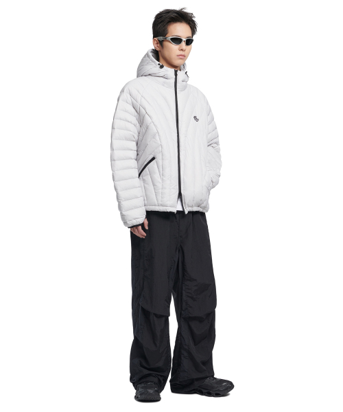 NUBES LIGHT DUCK DOWN - GLOSSY GRAY