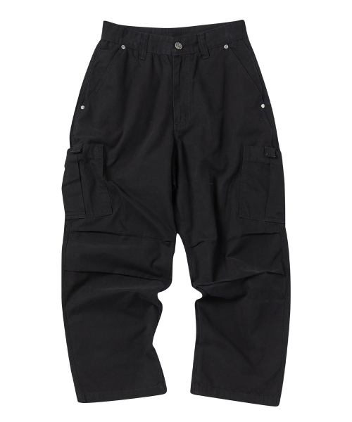 Брюки карго из канваса Black