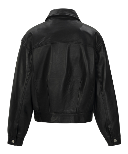 Кожаная куртка Burt (Deep Black)