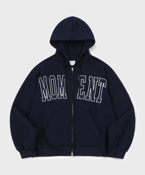 Худи на молнии Moment (Navy)
