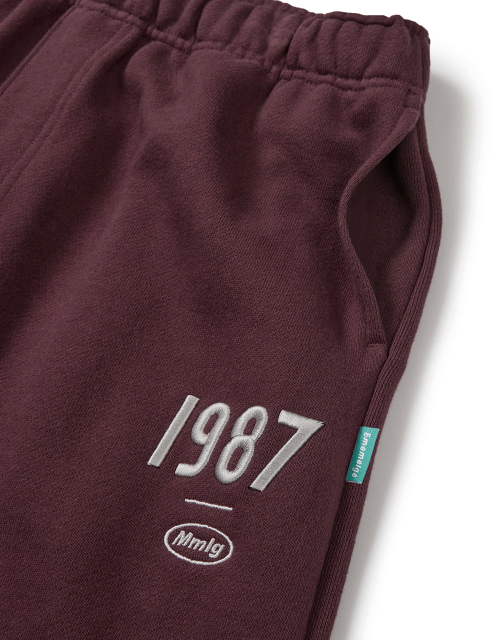 [Mmlg] 19MG SWEAT PANTS (PLUM)