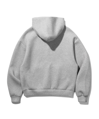 URBANSTOFF ネオプレン ダイバー クロップ フード ジャケット (グレー) | アーバンスタッフ 画像 2