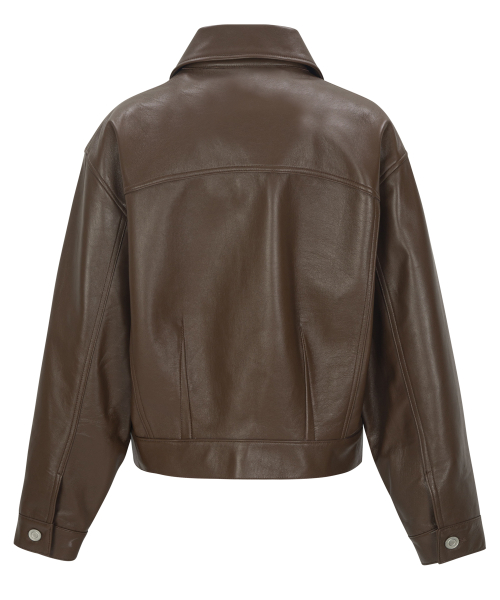 Кожаная куртка натуральная Butt Jacket (Camel Brown)