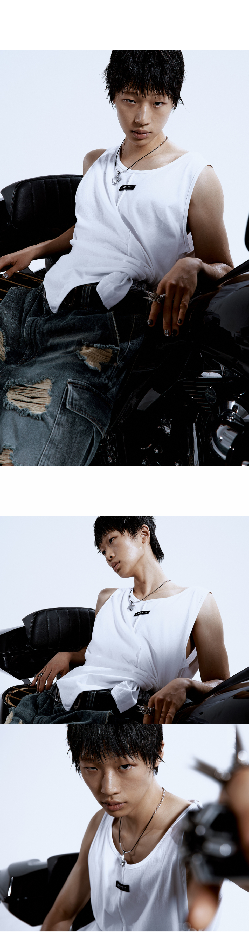 【LECYTO】Bold Star Necklac▲TXT着用 레씨토(LECYTO) Bold Star Necklace_[Black Silver] - 후기 | 무신사