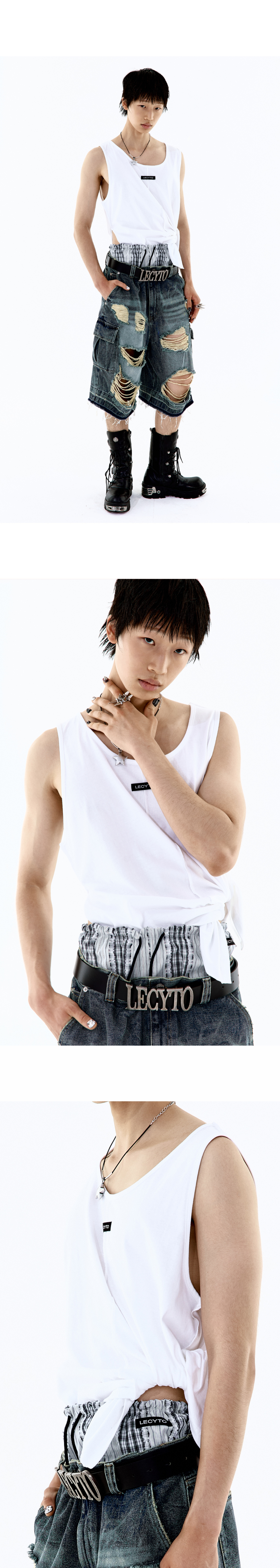 【LECYTO】Bold Star Necklac▲TXT着用 레씨토(LECYTO) Bold Star Necklace_[Black Silver] - 후기 | 무신사