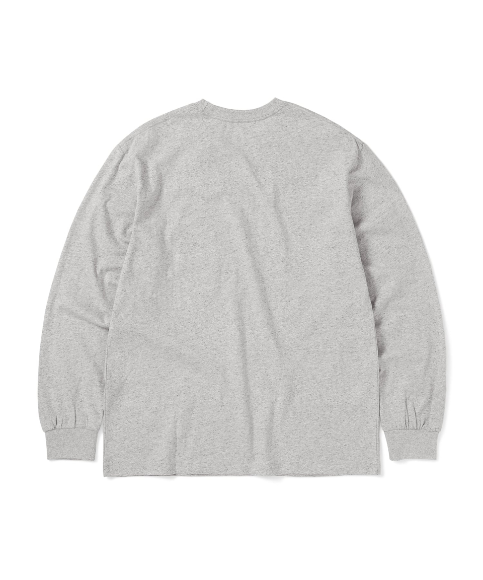 MUSINSA | thisisneverthat® R-Logo L/S Tee Heather Grey