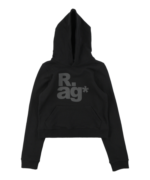 (w) TCM rag hoodie (black)