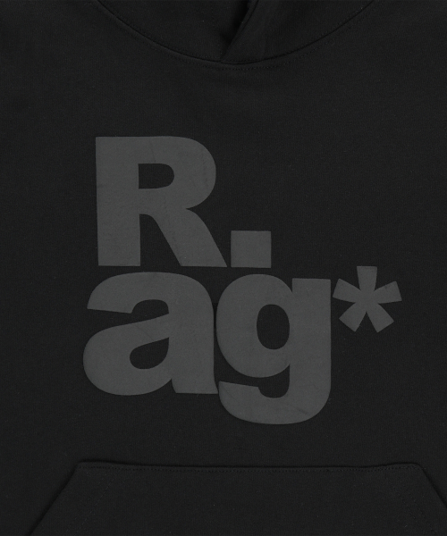 (w) TCM rag hoodie (black)
