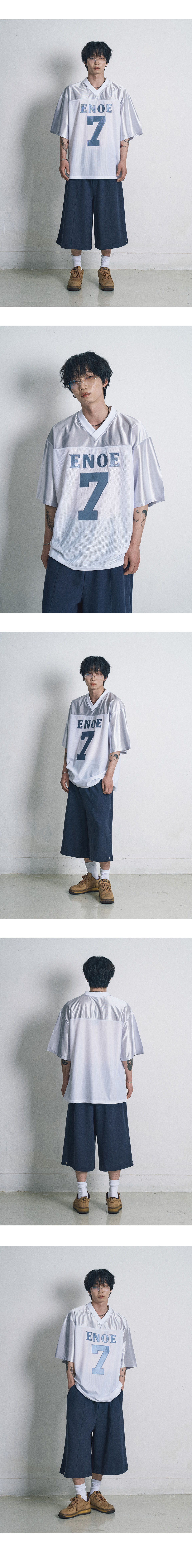 MUSINSA | EASY NO EASY Seven Mesh Football Jersey Short