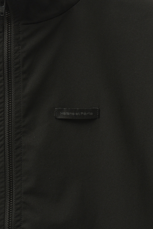 Ветровка со сборками Black