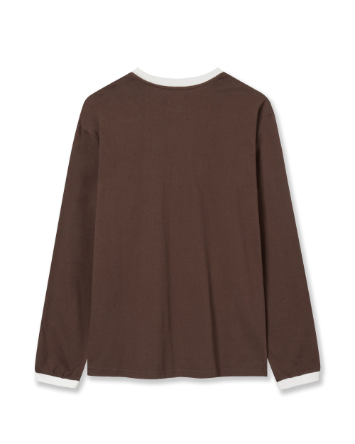 ATHLETE STRIPE L/S [BROWN]