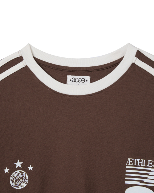 ATHLETE STRIPE L/S [BROWN]