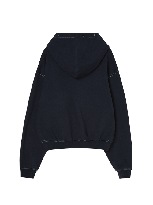 P.O.M EYELET STITCH худи NAVY