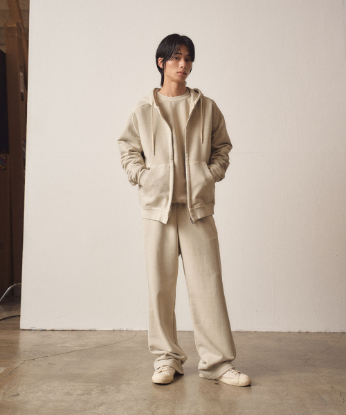 Raven Extension Hooded Zip-Up_Бежевый