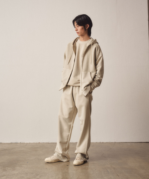Raven Extension Hooded Zip-Up_Бежевый