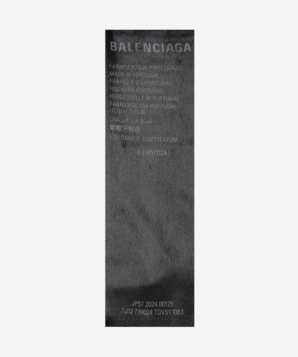 MUSINSA | BALENCIAGA Large Fit Hood - Faded Black