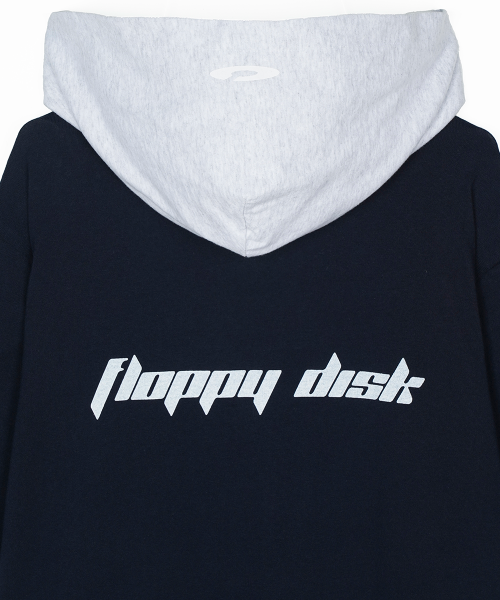 Double Layer Long sleeve Hoodie Темно-синий