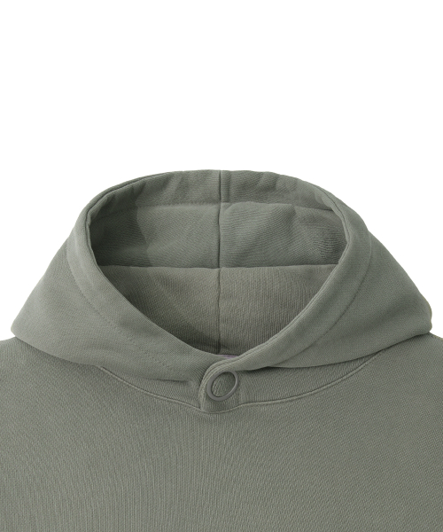 Худи на кнопках с эффектом варки [khaki]
