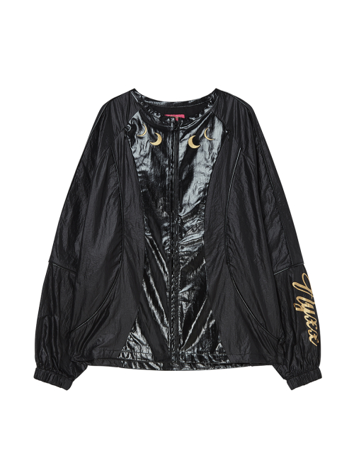 COATING COLLARLESS куртка BLACK