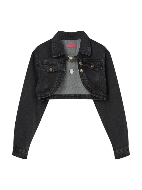 BOLERO SHAPE DENIM куртка BLACK WASHED