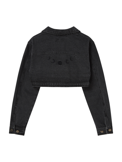 BOLERO SHAPE DENIM куртка BLACK WASHED
