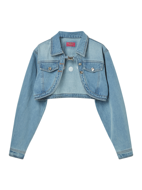 BOLERO SHAPE DENIM куртка LIGHT BLUE