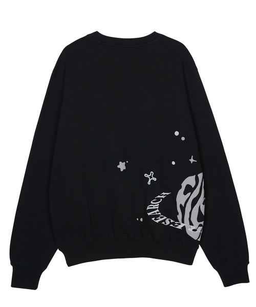 Twinkle Bloom floopy Crewneck Черный